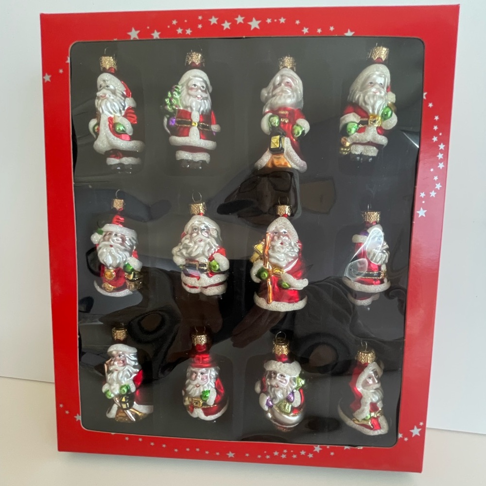 Macy’s glass Christmas ornaments! - Picture 2 of 8